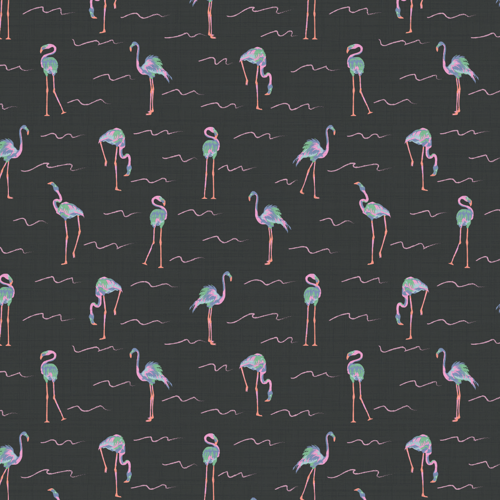 A Flock of Flamingos Wallpaper