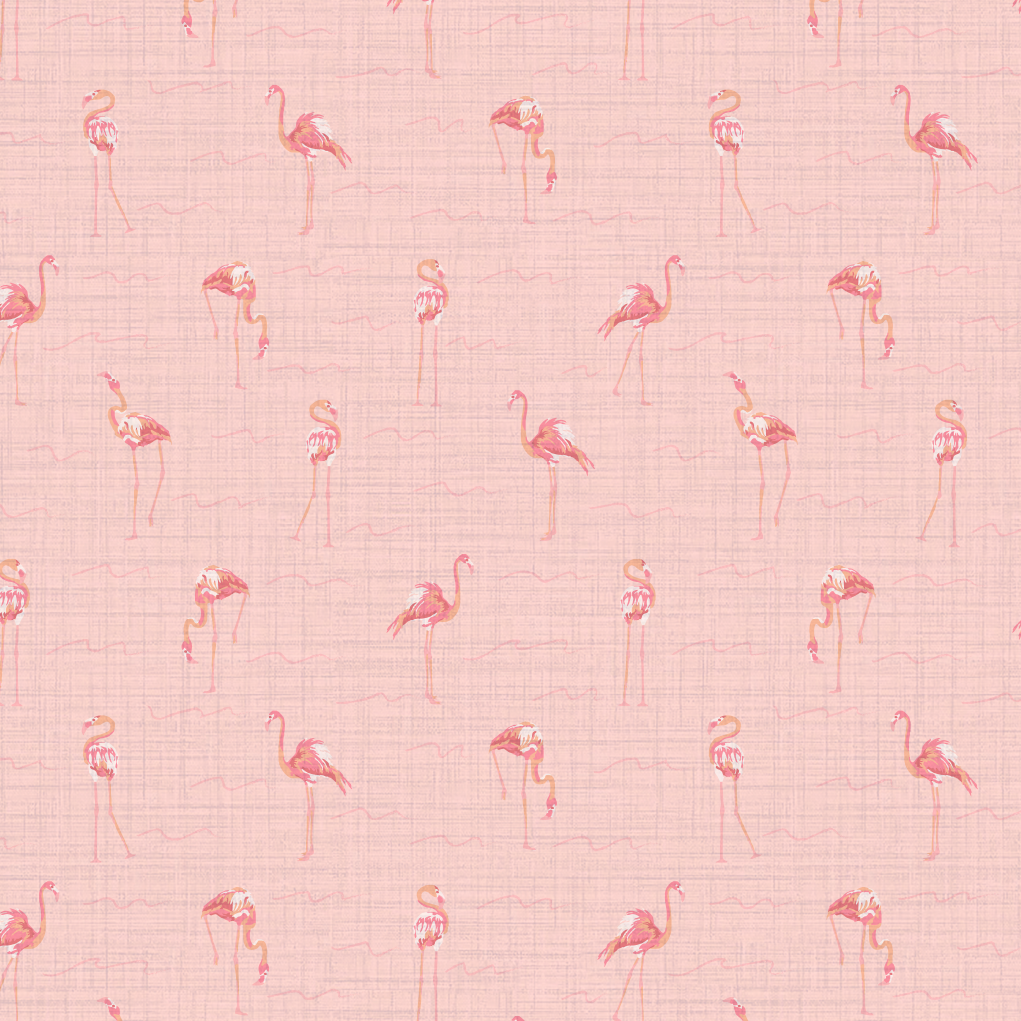 A Flock of Flamingos Wallpaper