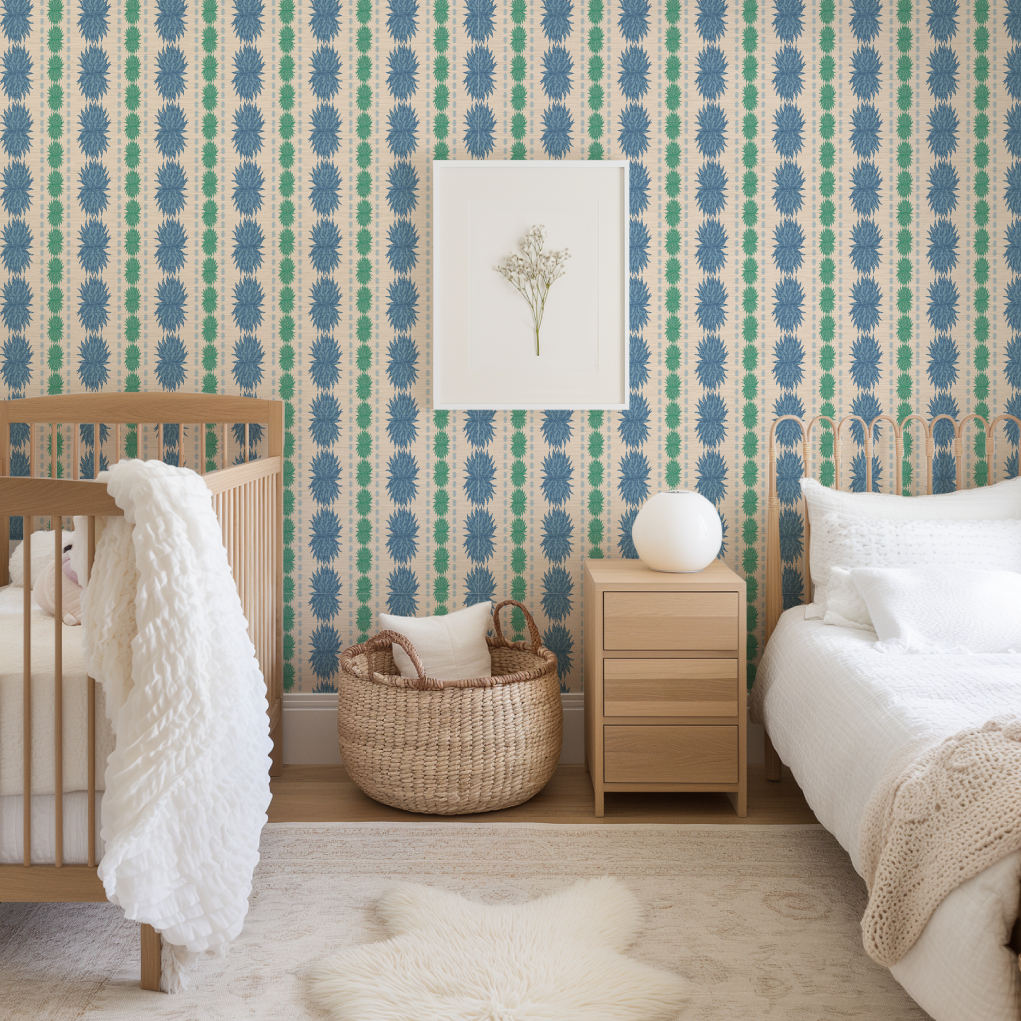As Long As You Follow Cactus Stripe Wallpaper