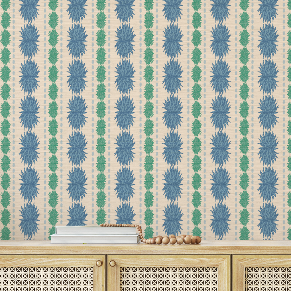As Long As You Follow Cactus Stripe Wallpaper