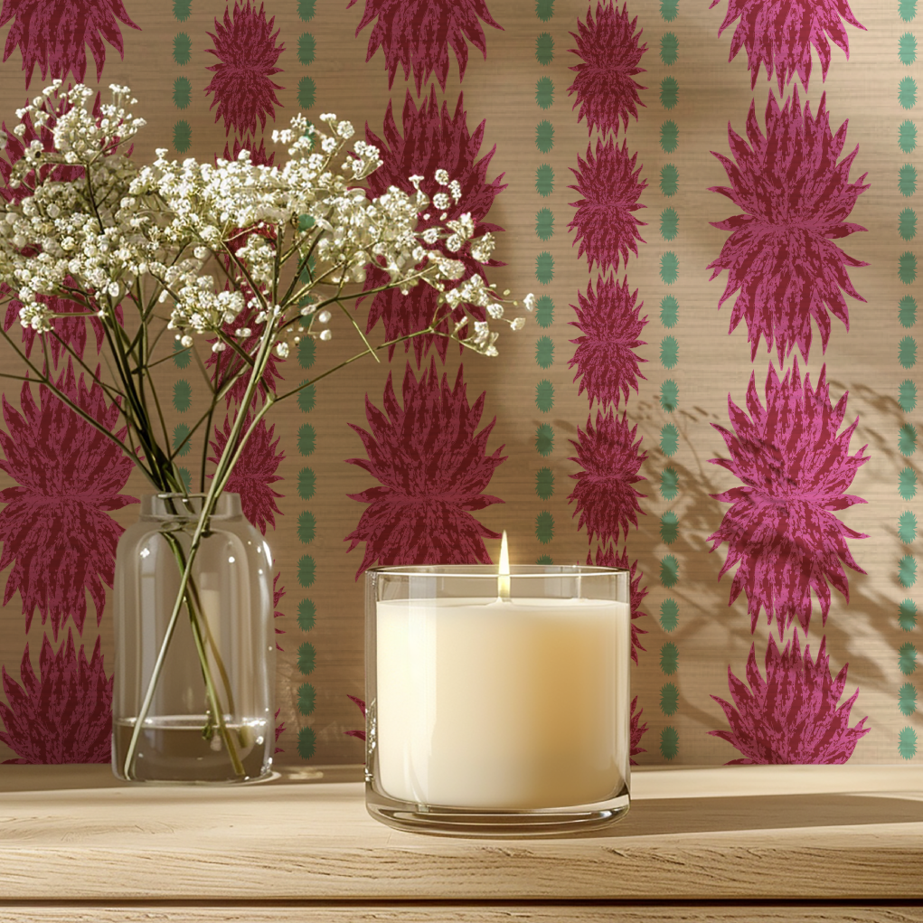 As Long As You Follow Cactus Stripe Wallpaper