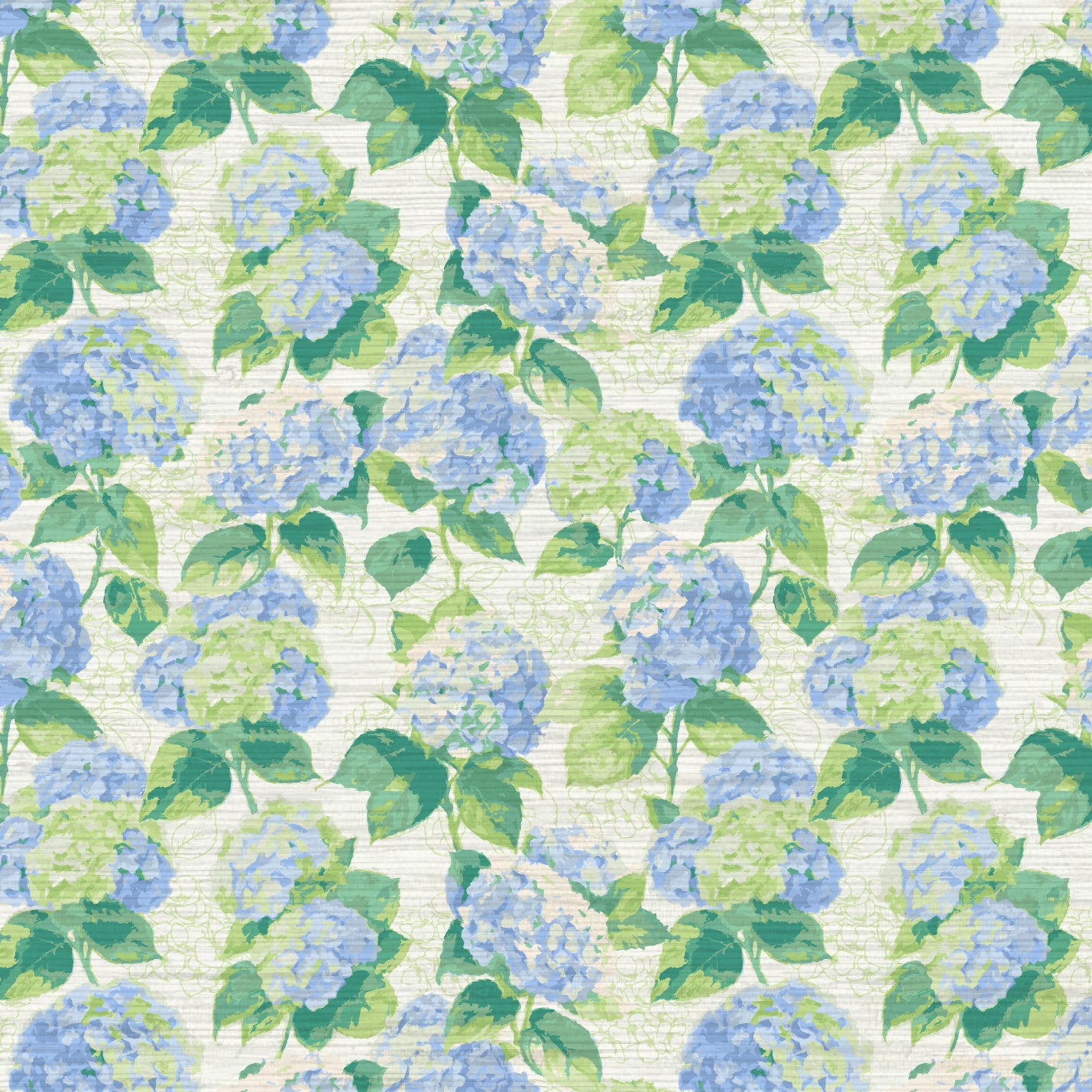 Bloom Bloom Baby Hydrangea Floral Wallpaper