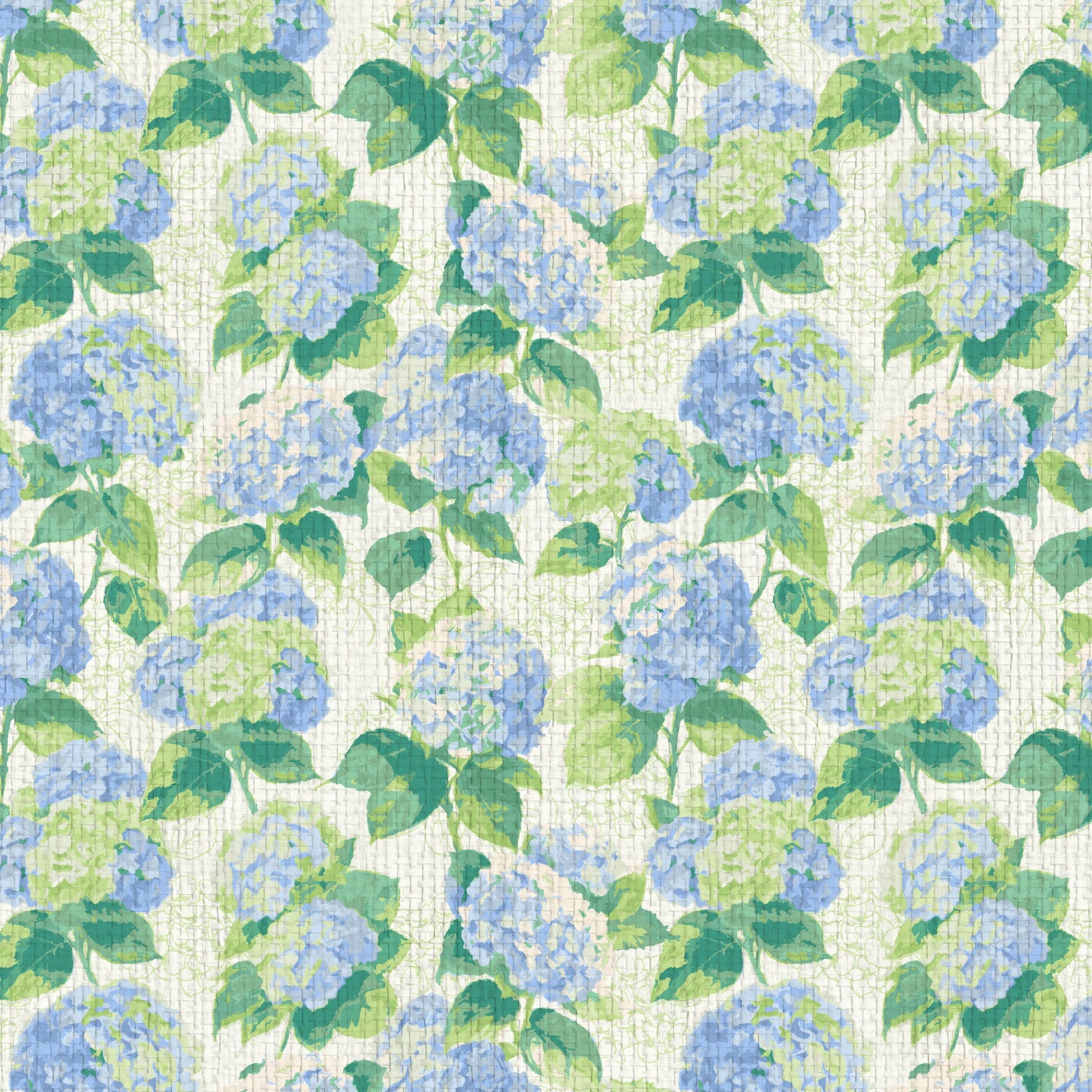 Bloom Bloom Baby Hydrangea Floral Wallpaper