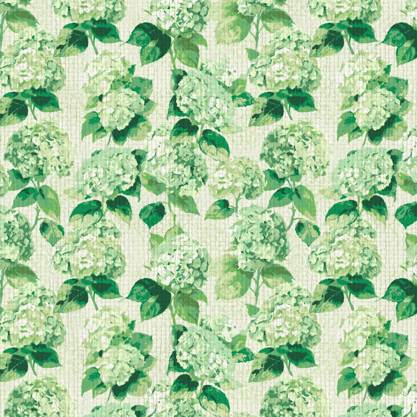 Bloom Bloom Baby Hydrangea Floral Wallpaper