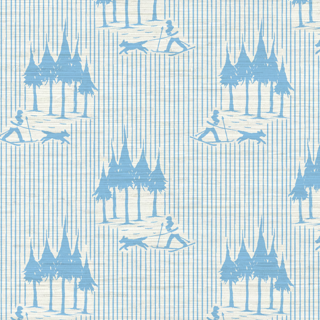 Boys In The Trees Dog Ski Wallpaper