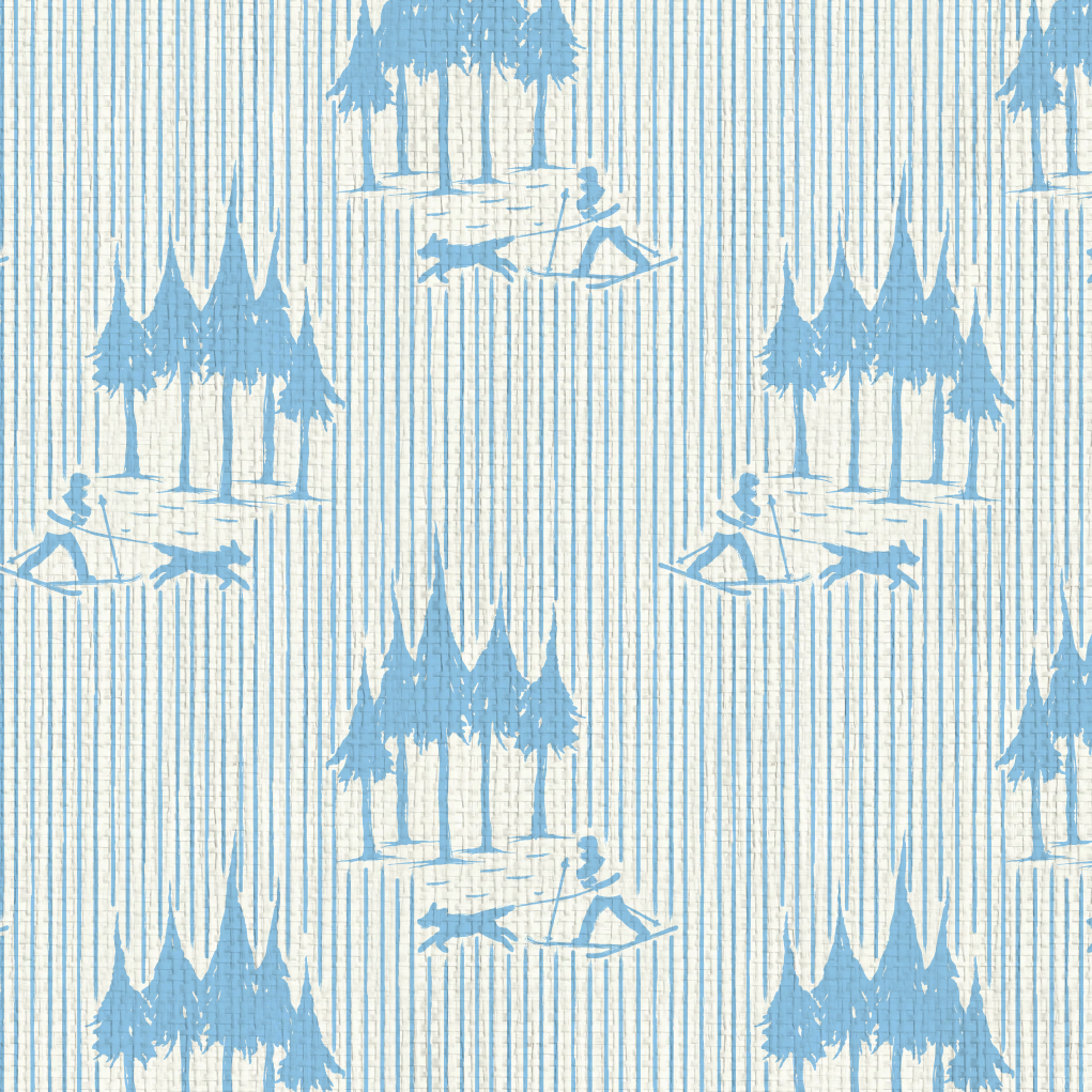 Boys In The Trees Dog Ski Wallpaper