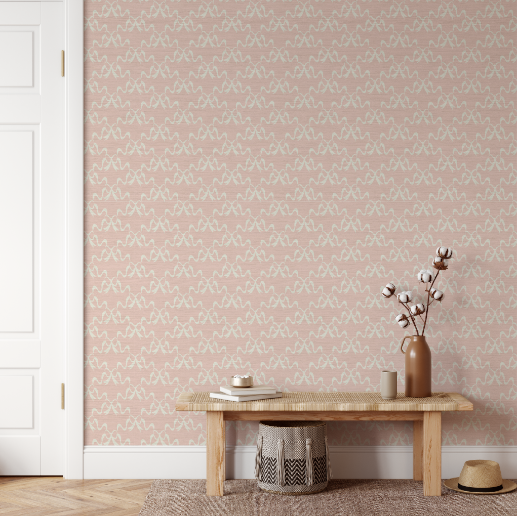 Clementine Bows Wallpaper by June St. George