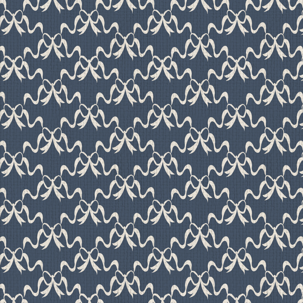 Clementine Bows Wallpaper by June St. George