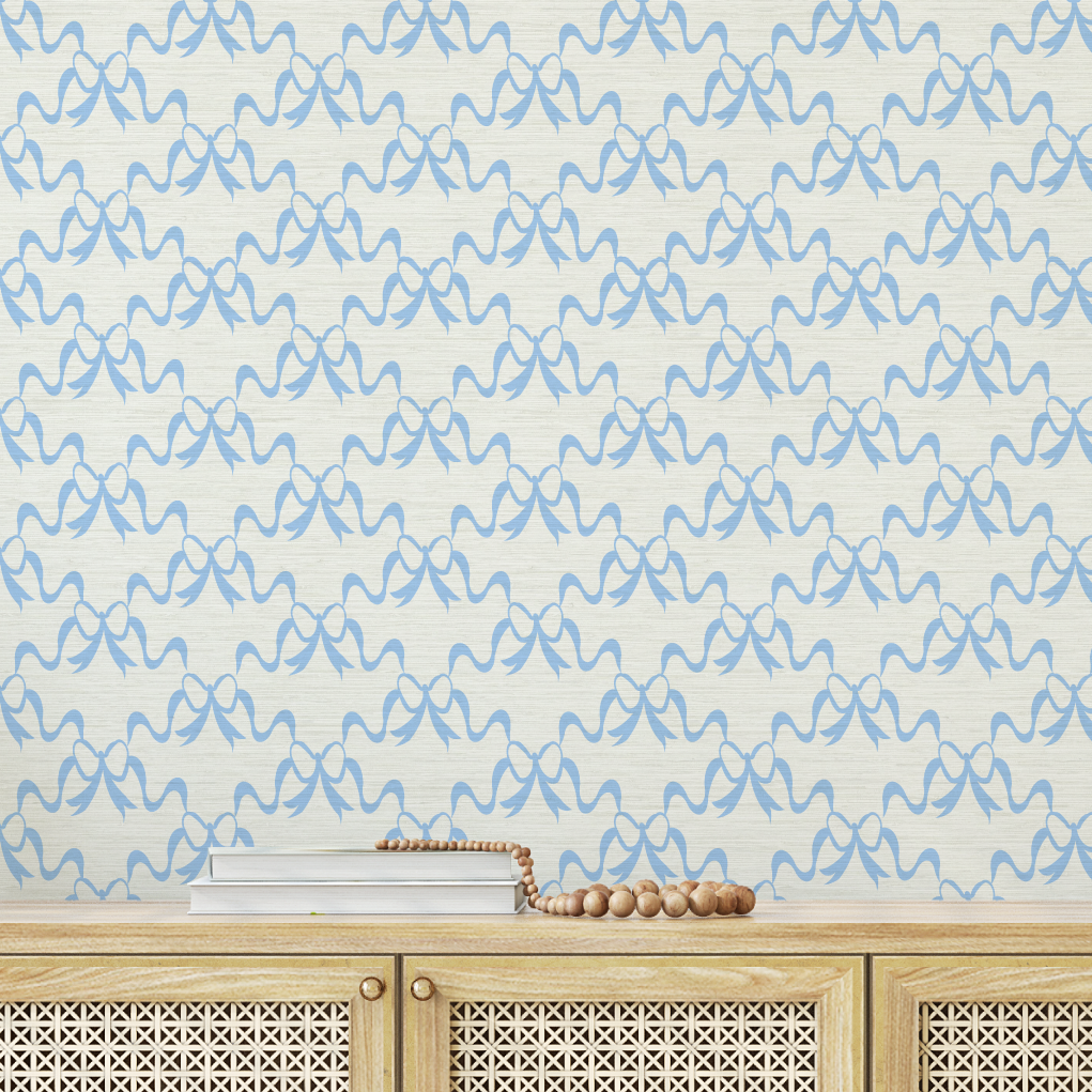 Clementine Bows Wallpaper by June St. George
