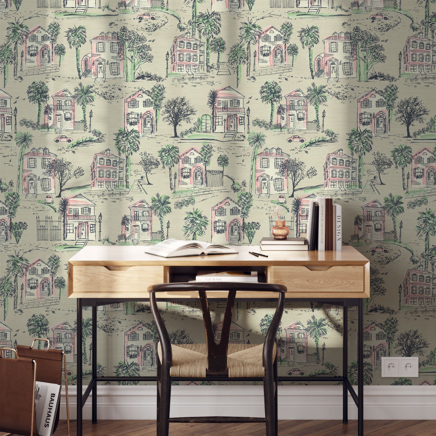 Daydream Believer Charleston Toile Wallpaper