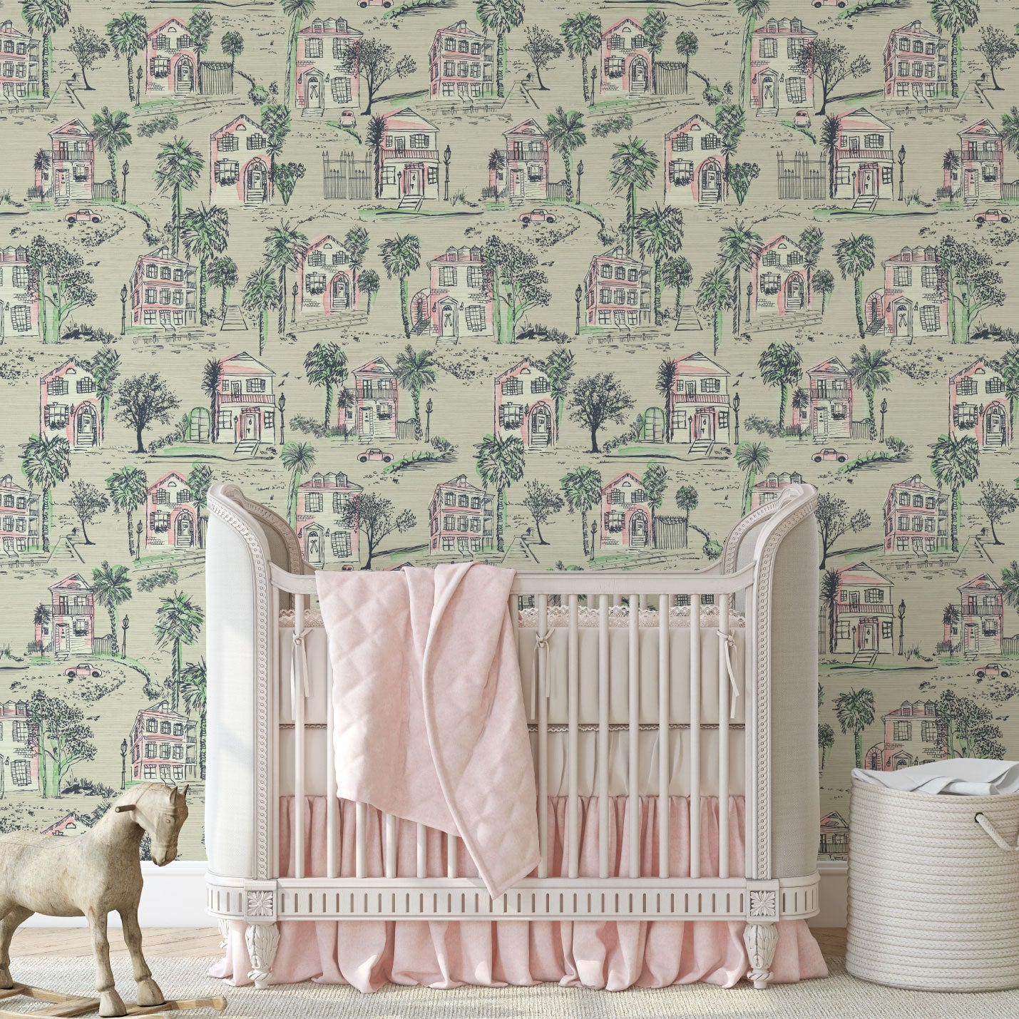 Daydream Believer Charleston Toile Wallpaper