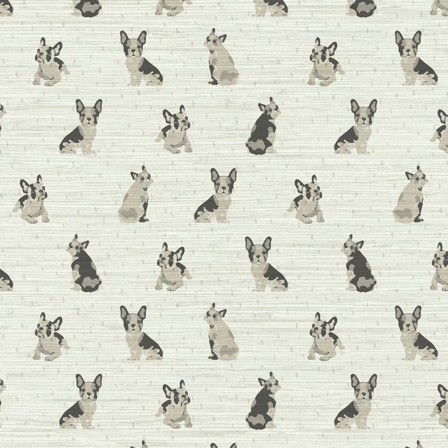 Dogs On The Run French Bulldog Wallpaper