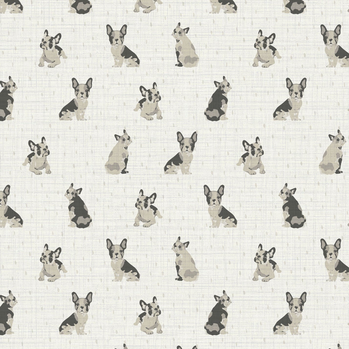 Dogs On The Run French Bulldog Wallpaper