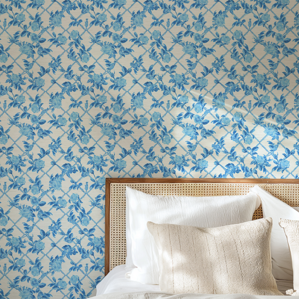 Every Rose has its Thorn Trellis Wallpaper