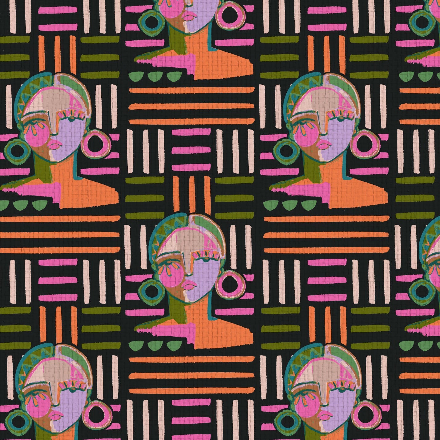 brittany atkinson art collaboration geometric stripe wallpaper wall covering grasscloth grass cloth paper weave textured custom luxury natural woman artist women contemporary modern interior design bold tailor made Eco-Friendly
Non-toxic
High-quality
Sustainable
Retro chic
Grand millennial
Maximalism
Traditional
Dopamine decor
black pink multicolored lines stripes