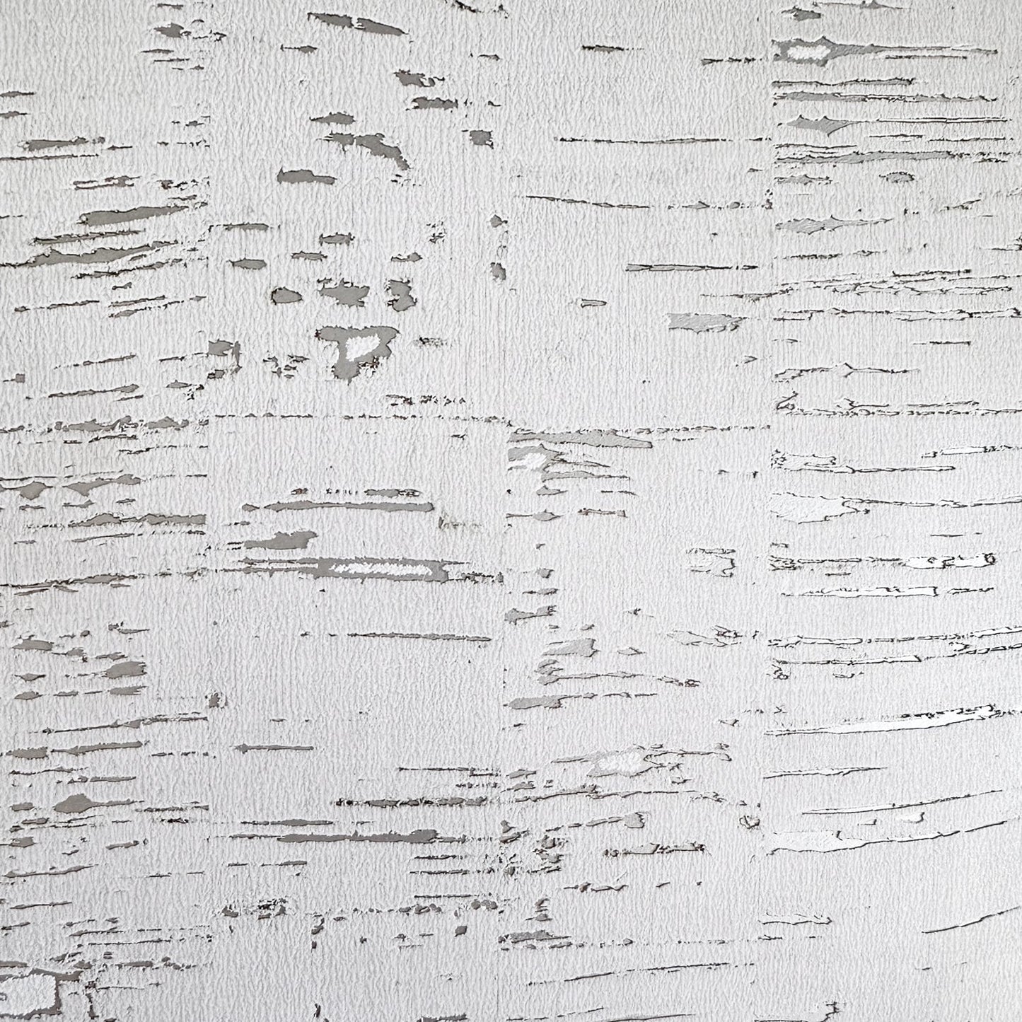 Natural Textured Eco-Friendly Non-toxic High-quality Sustainable practices Sustainability Interior Design Wall covering Bold Wallpaper Custom Tailor-made Retro chic cork nature luxury metallic shiny wood timeless coastal vacation interior design grain high-end silver metallic off white grey tan neutral