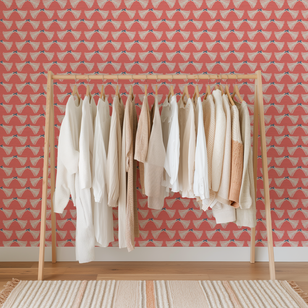 Havana Tassels and Bows Wallpaper by June St. George