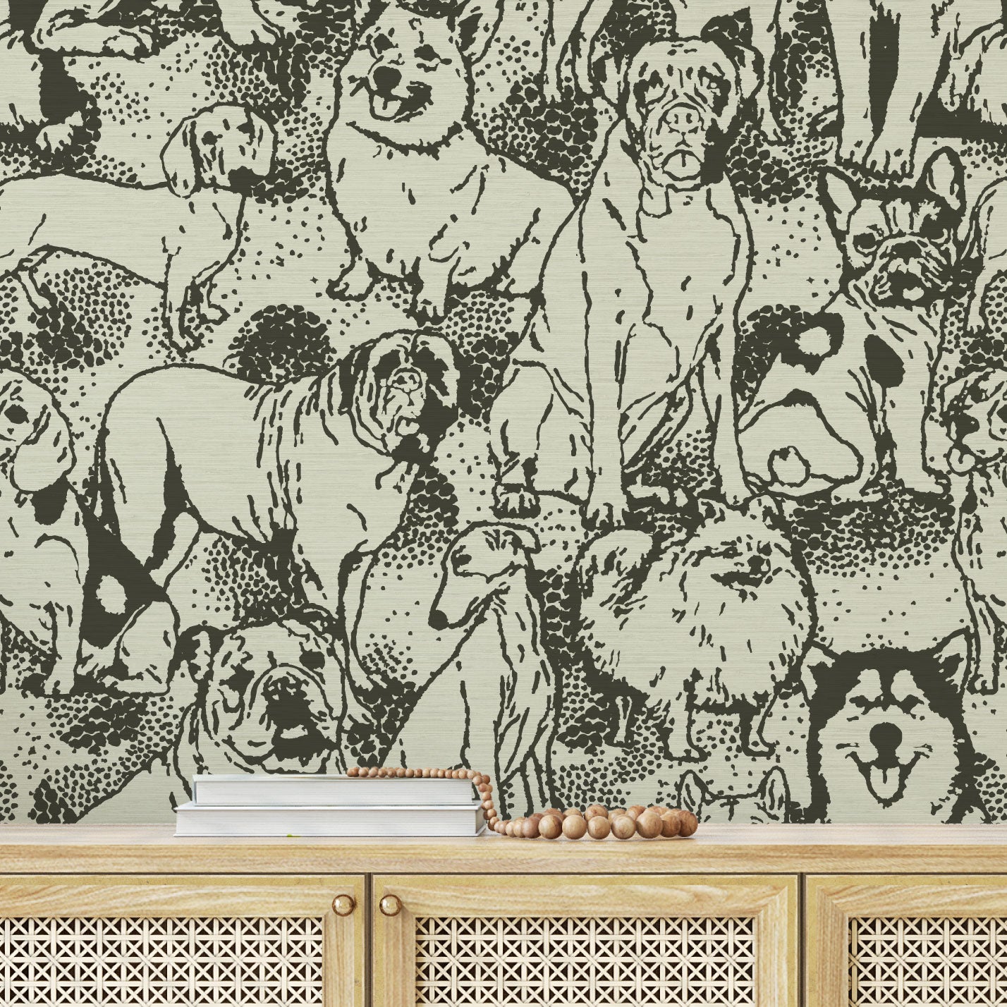 Hughes' Hound Dog Wallpaper
