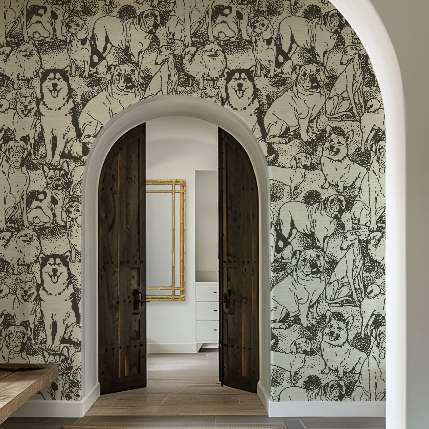 Hughes' Hound Dog Wallpaper