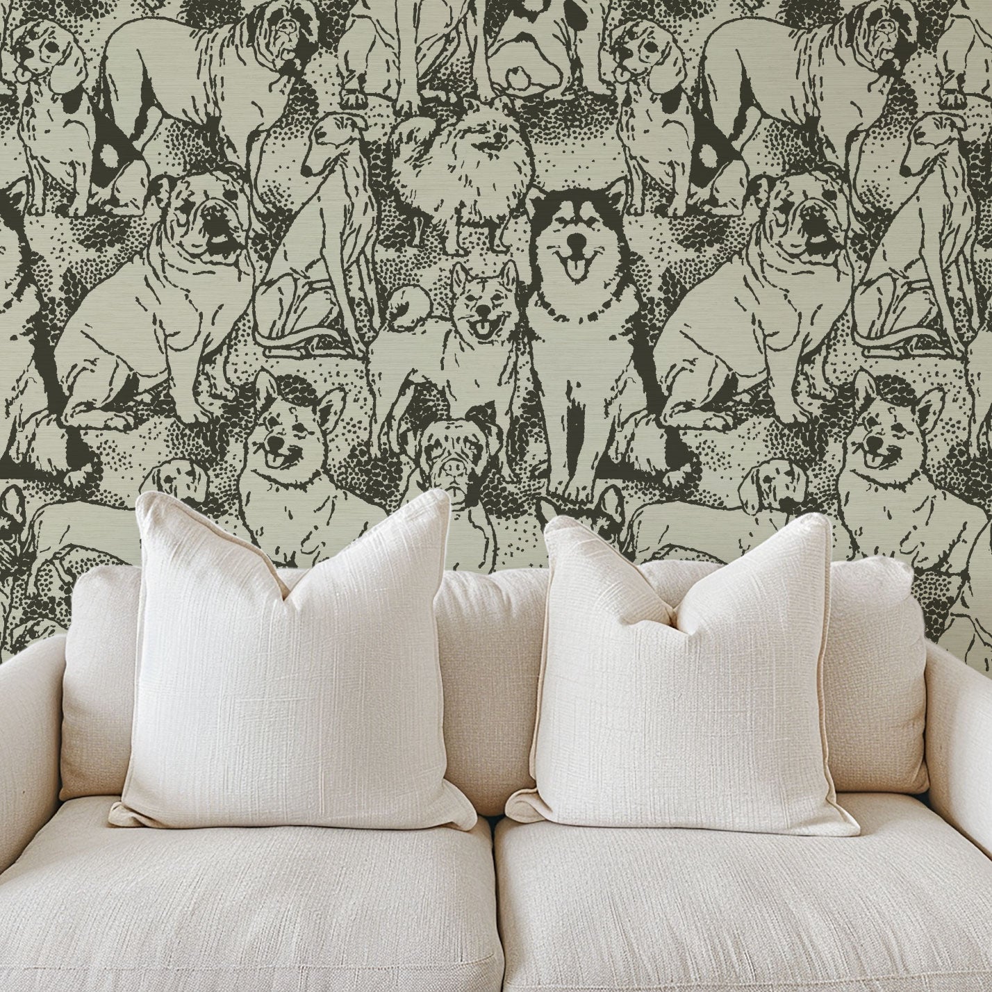 Hughes' Hound Dog Wallpaper
