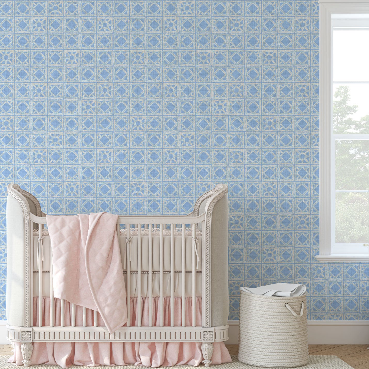 Invisible Touch Breeze Block Linen Wallpaper