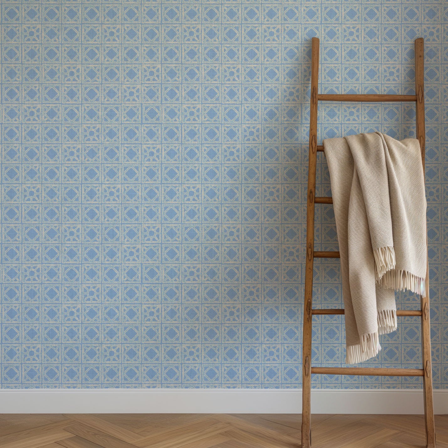 Invisible Touch Breeze Block Linen Wallpaper
