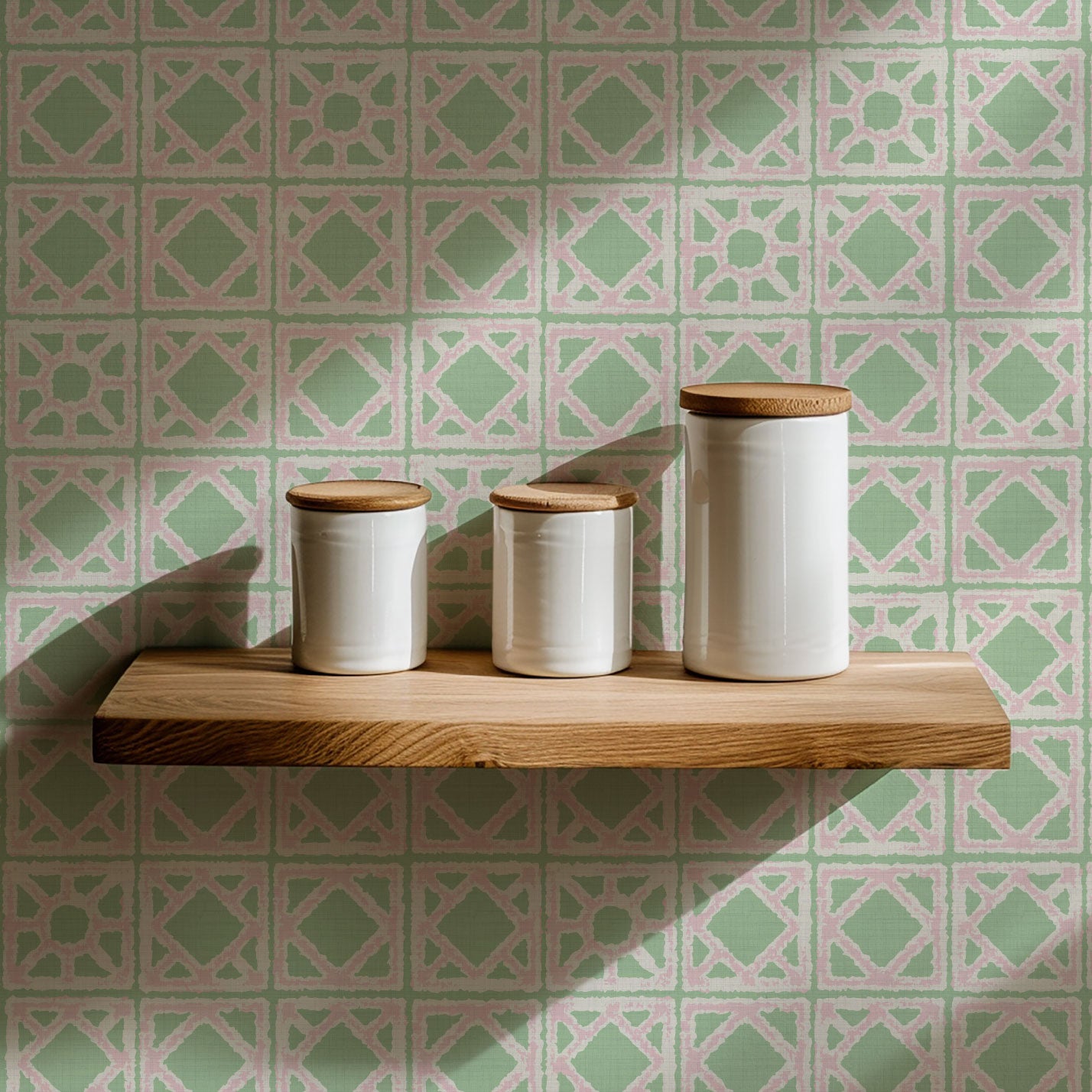 Invisible Touch Breeze Block Wallpaper