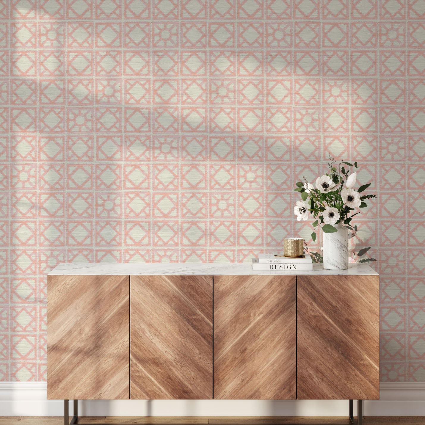 Invisible Touch Breeze Block Wallpaper