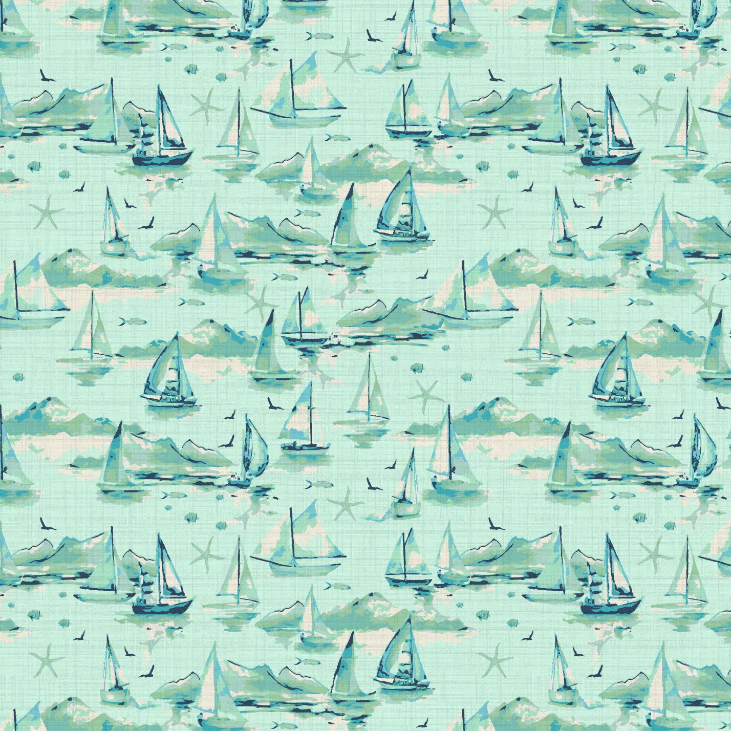 Islands In The Stream Sailboats Wallpaper