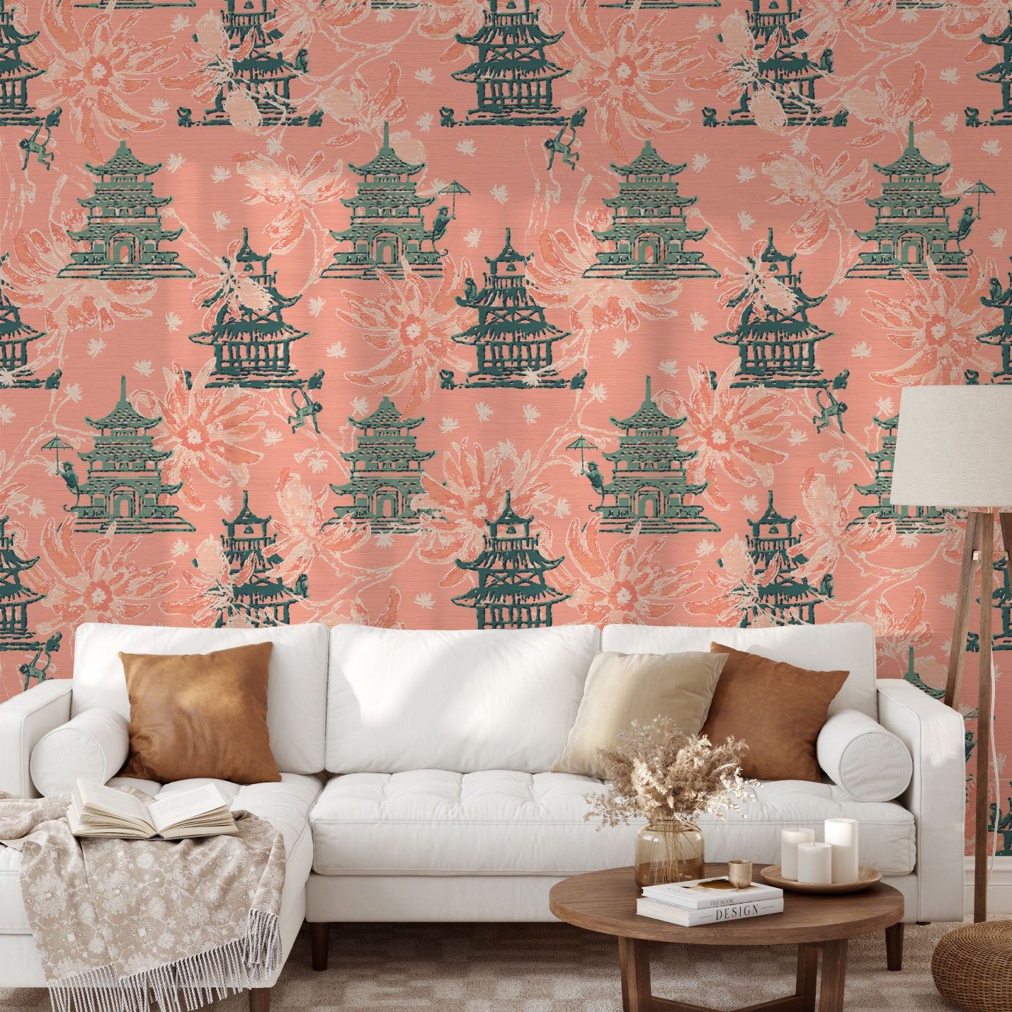 Karma Chameleon Pagodas Wallpaper