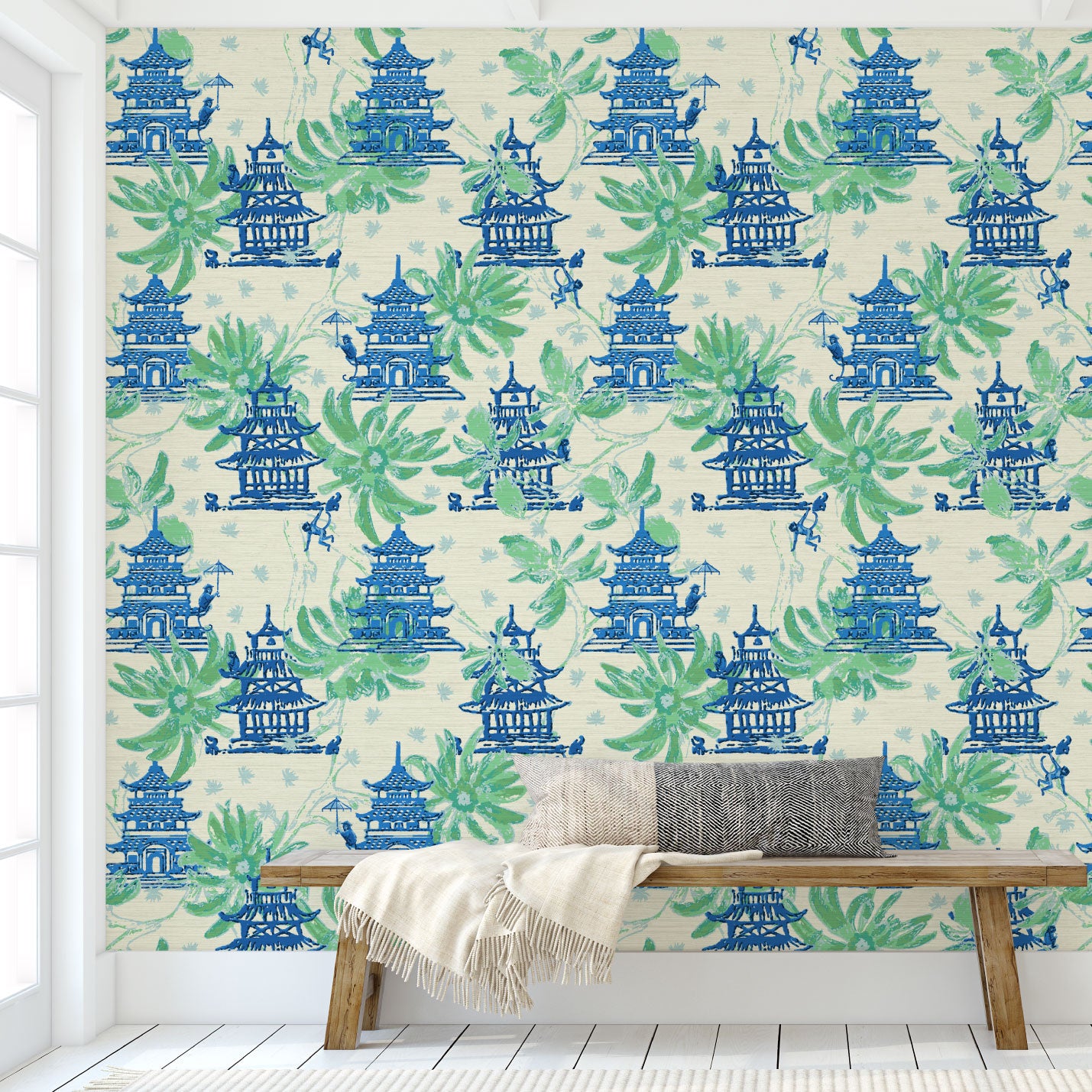 Karma Chameleon Pagodas Wallpaper