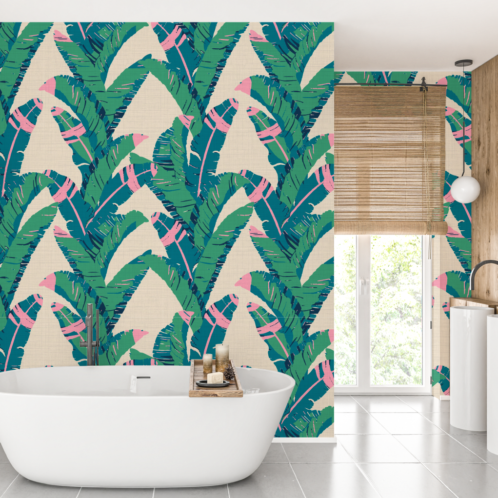 Mighty Jungle Palm Leaf Wallpaper