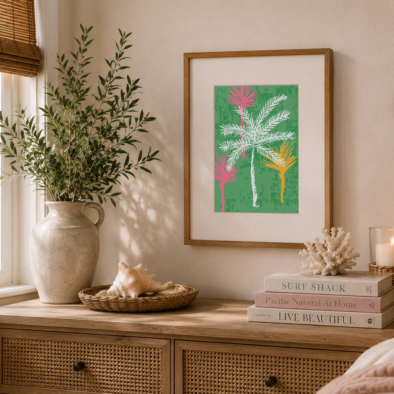 Palm Grove Fine Art Print