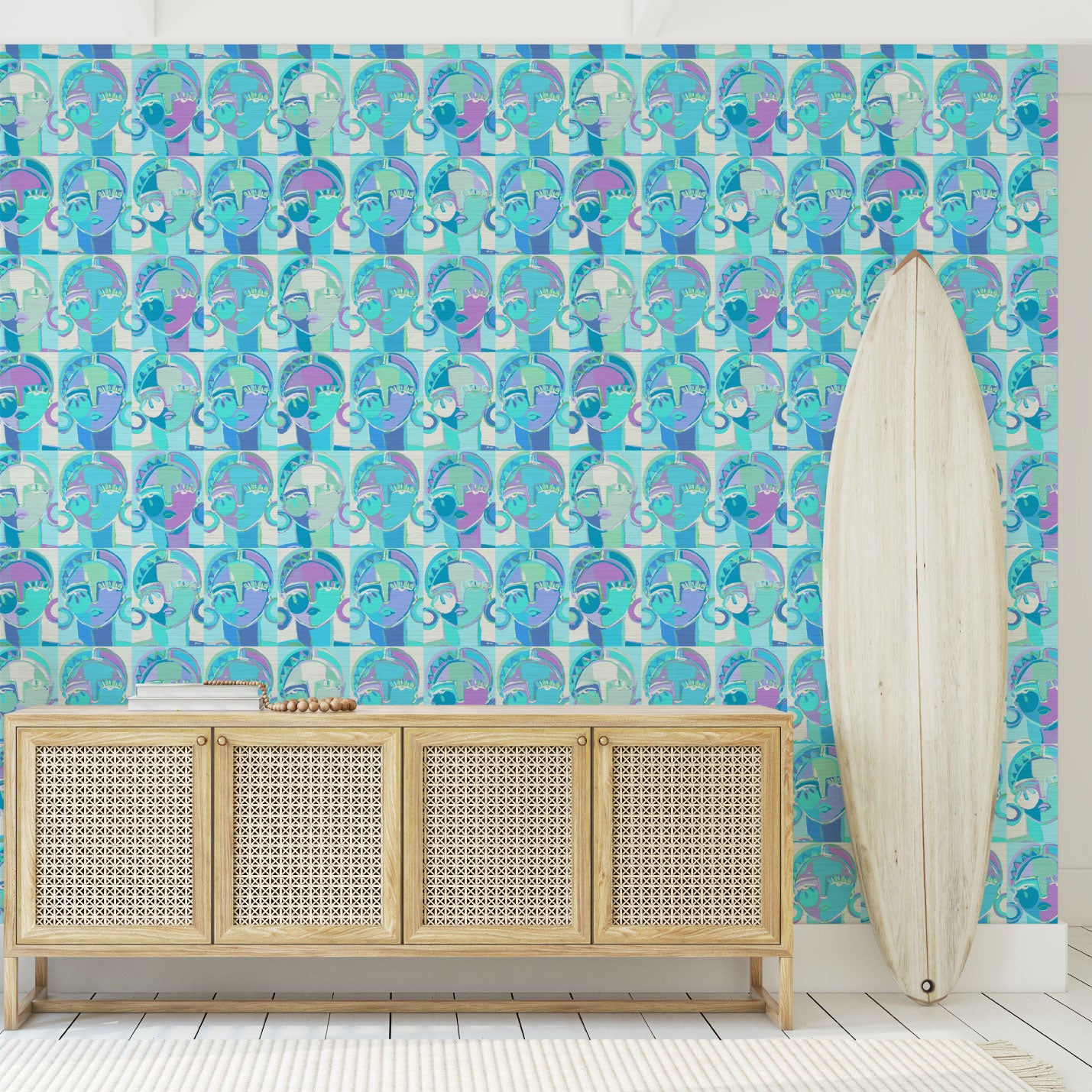 Pop Portrait Women Wallpaper by Brittany Atkinson