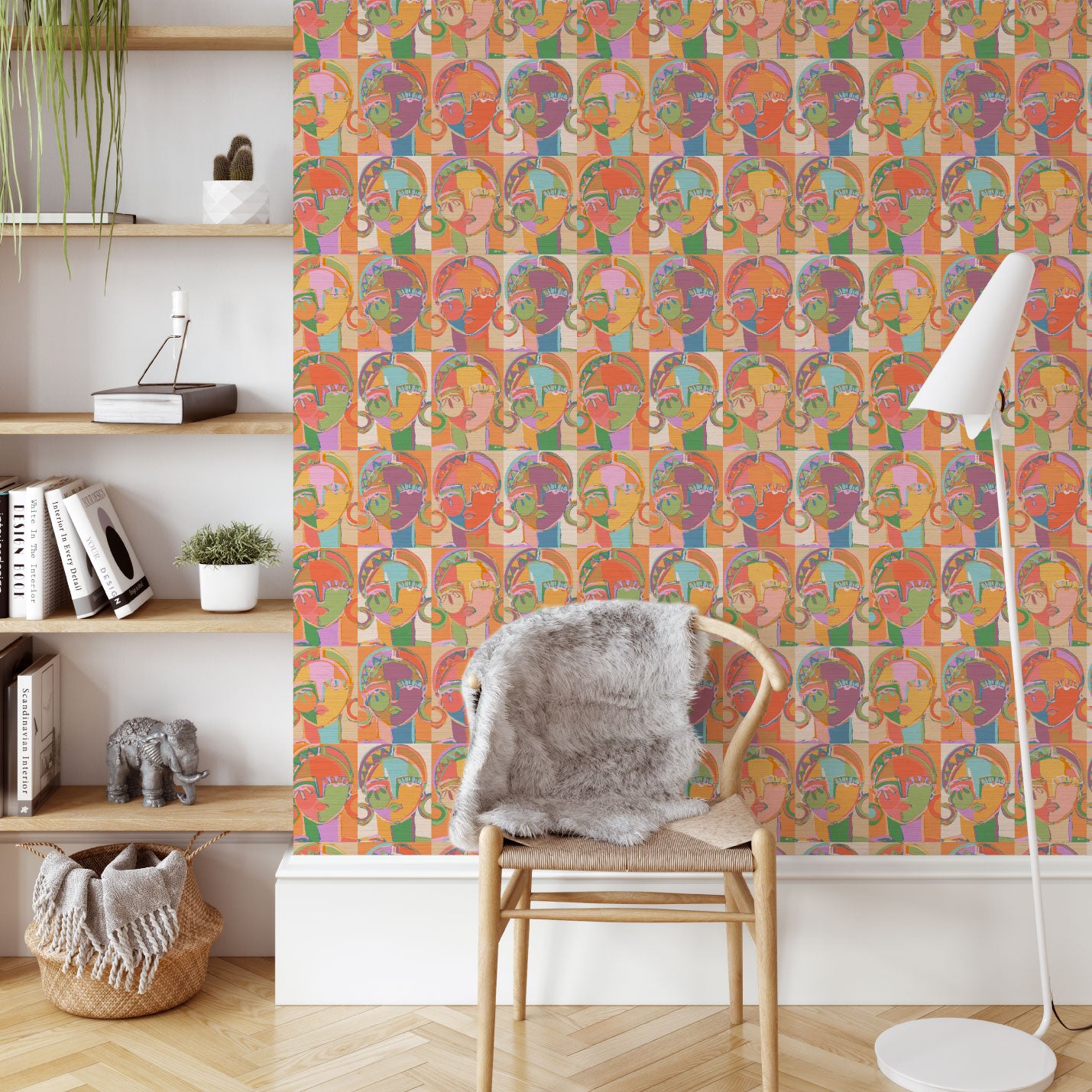 Pop Portrait Women Wallpaper by Brittany Atkinson