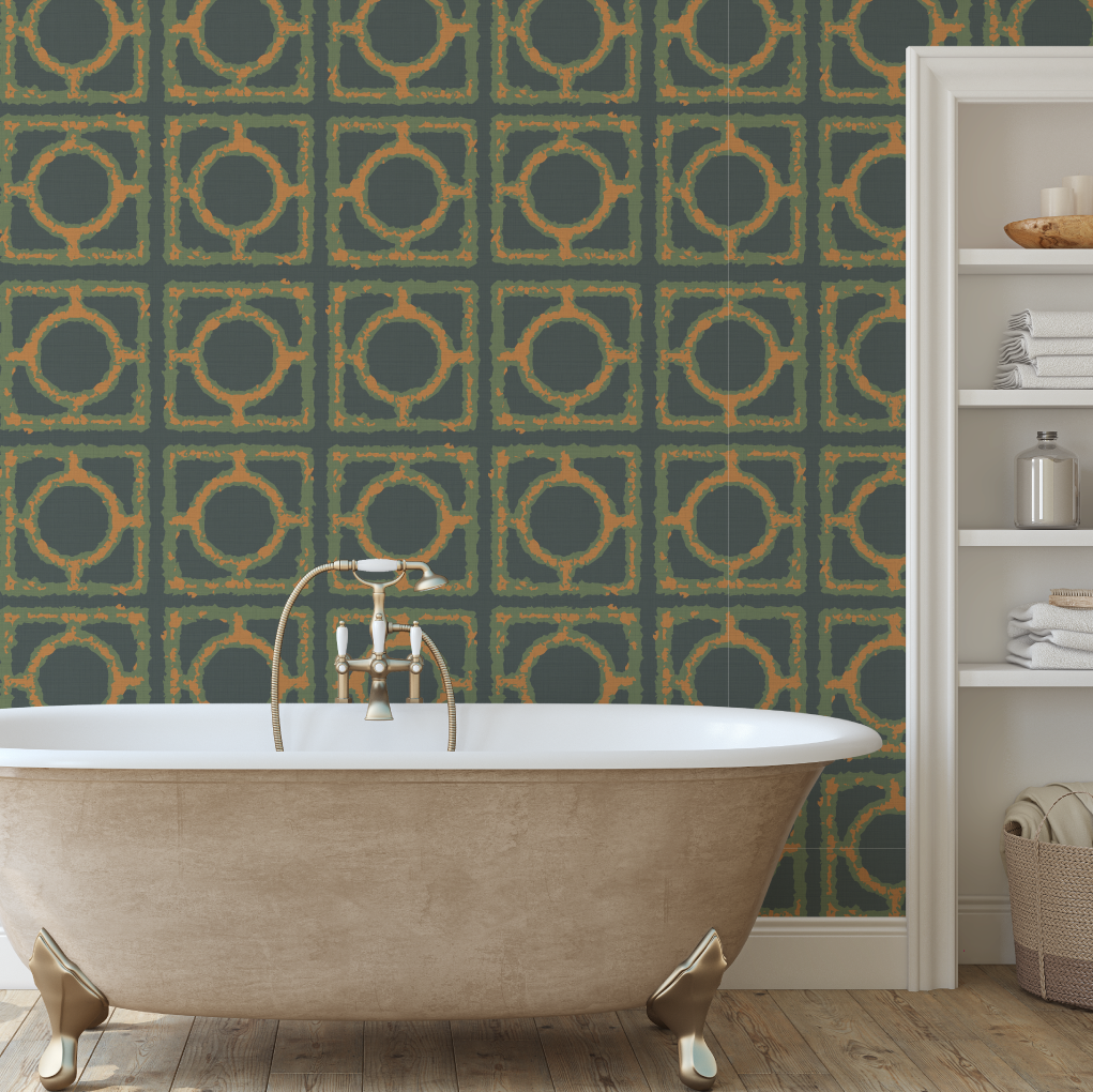 Rock the Casbah Breeze Block Wallpaper