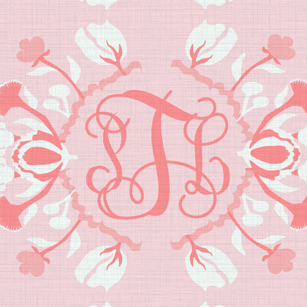 Evelyn Floral Stripe Wallpaper by June St. George