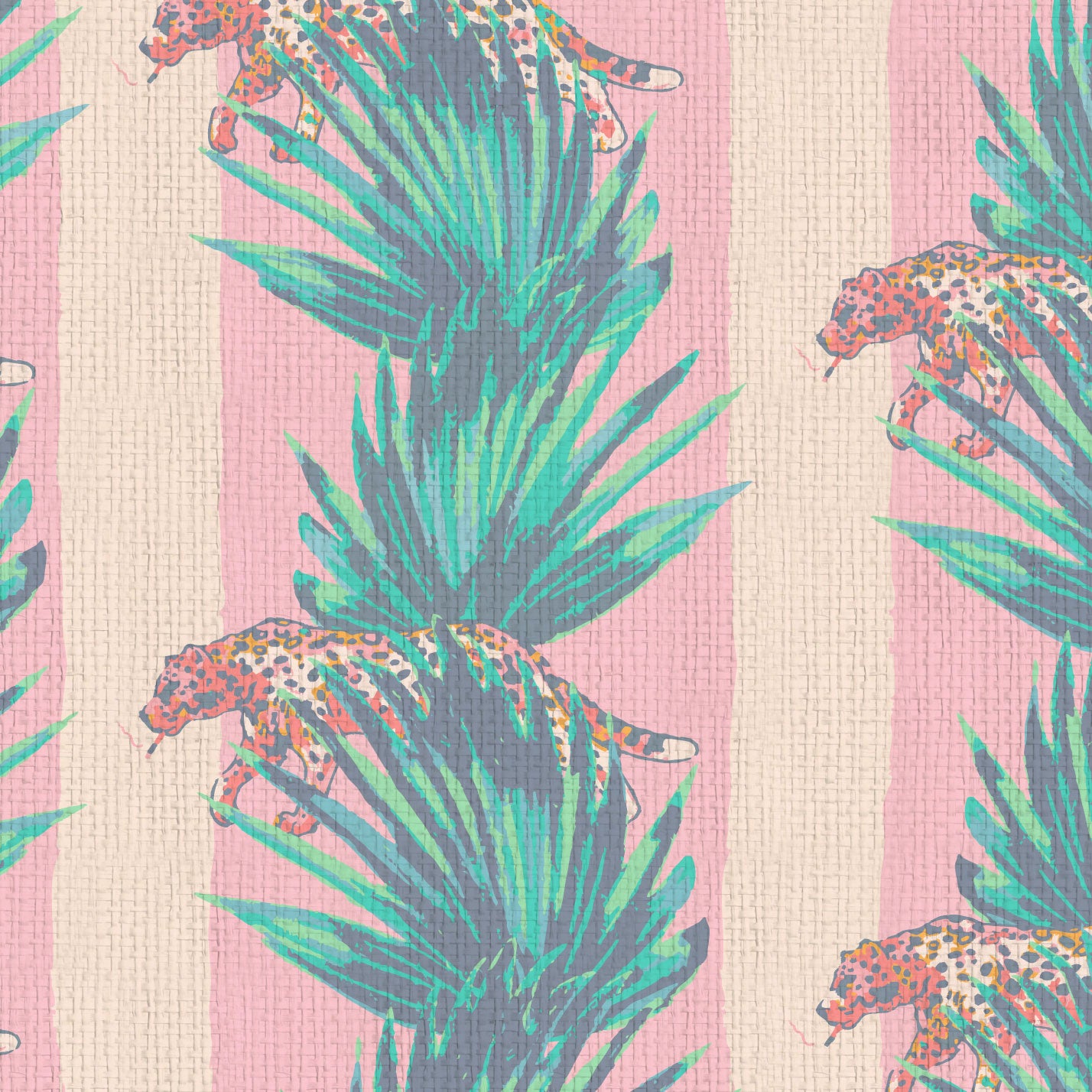 Smokin' Hot Cheetah Stripes Wallpaper