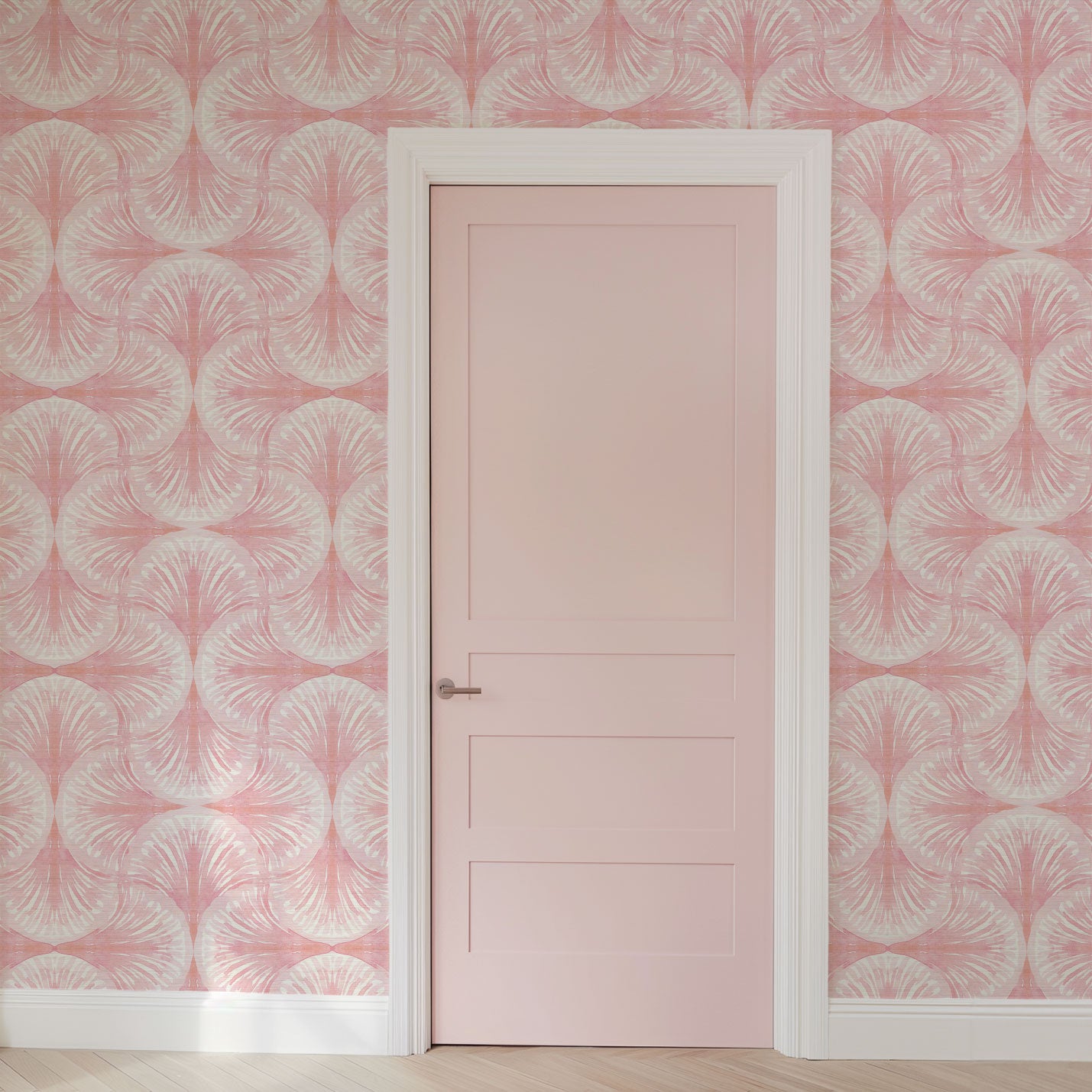 South Beach Watercolor Seashell Wallpaper by Little Blue Designs
