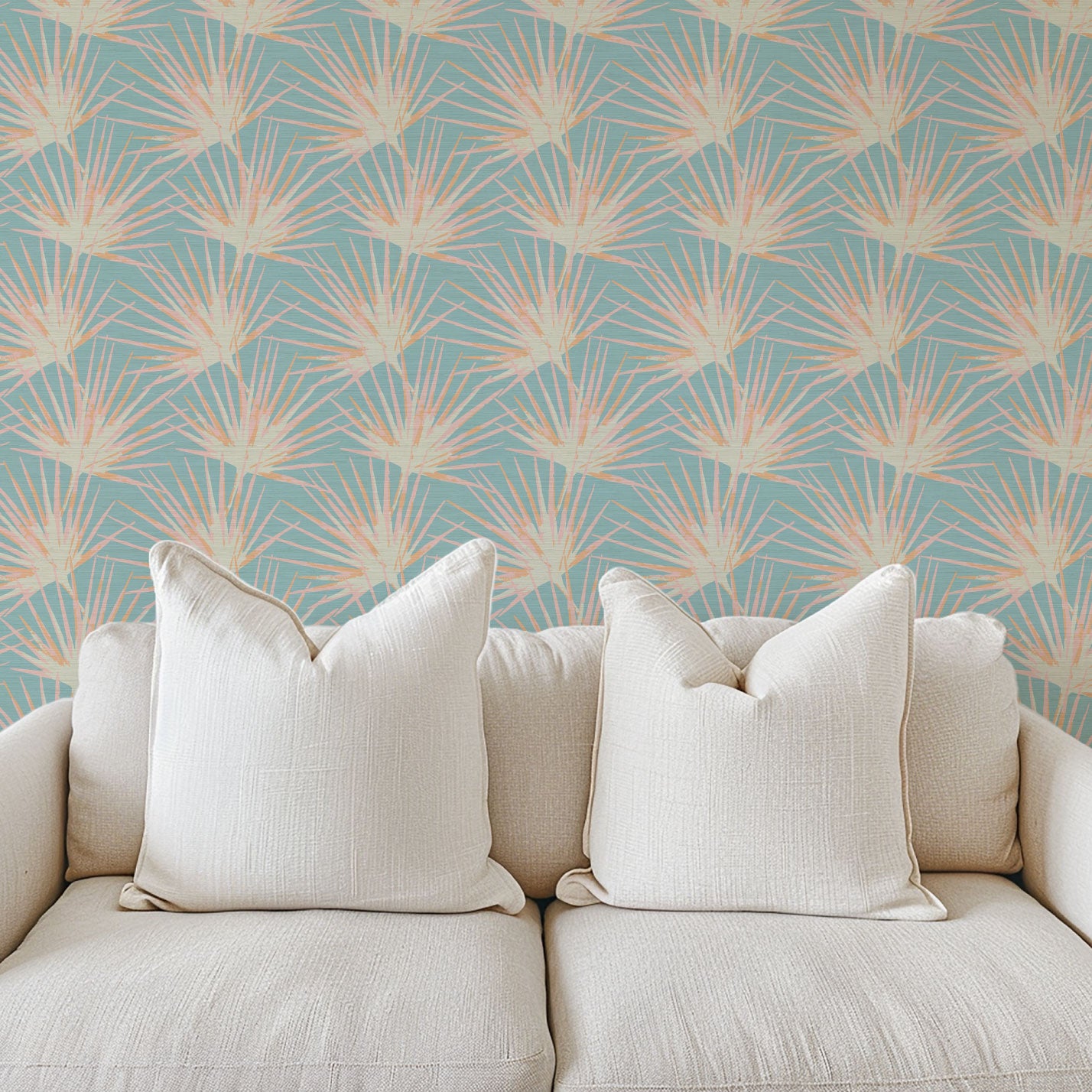 Stand by Me Spike Palm Fronds Wallpaper