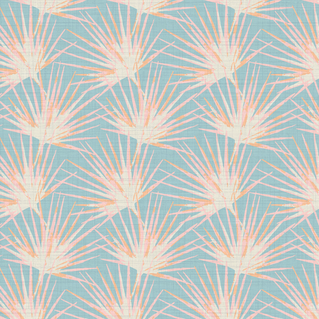 Stand by Me Spike Palm Fronds Wallpaper