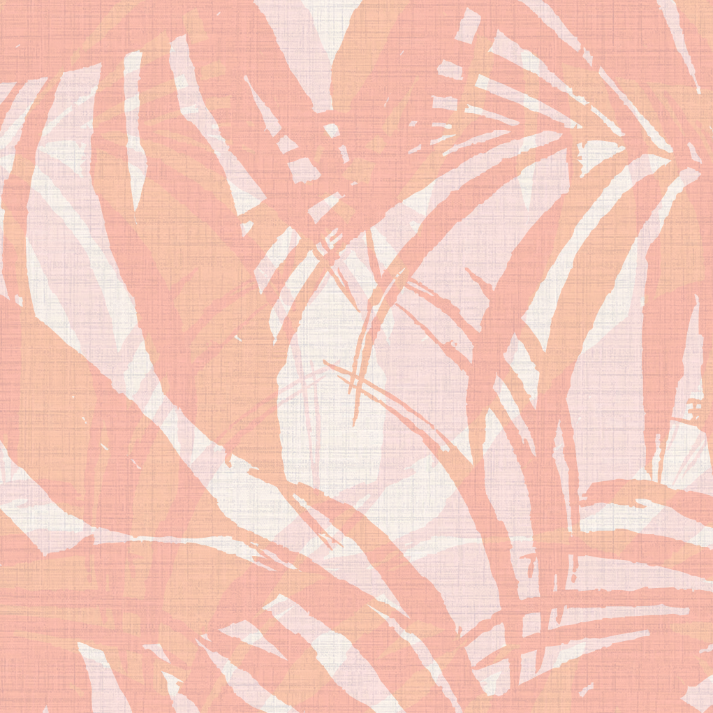 Surfin' Safari Oversized Tonal Palm Leaves Wallpaper