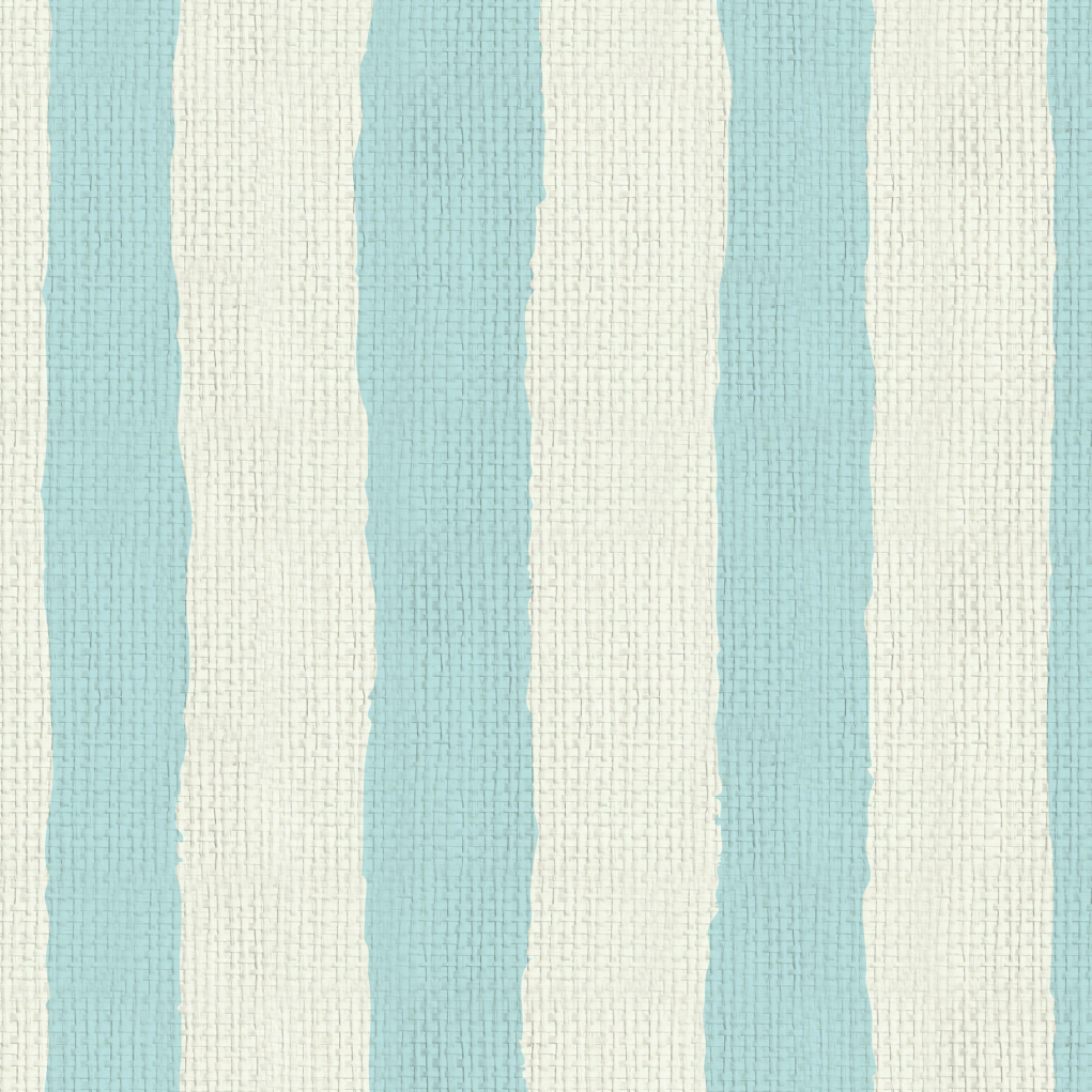 Under the Boardwalk Cabana Stripe Wallpaper