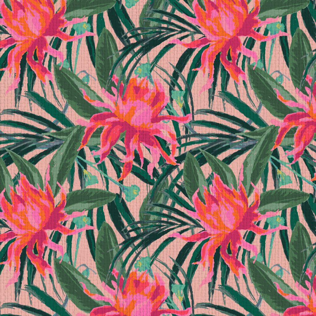 Walking On Sunshine Floral Wallpaper