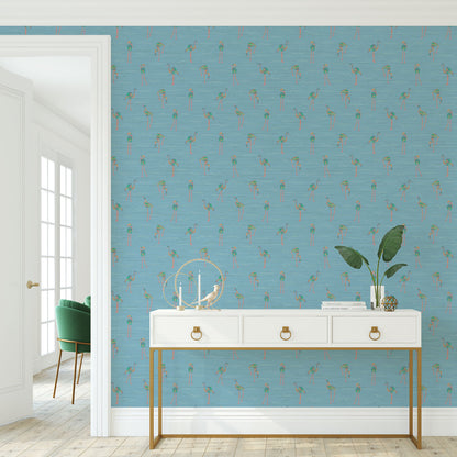A Flock of Flamingos Wallpaper