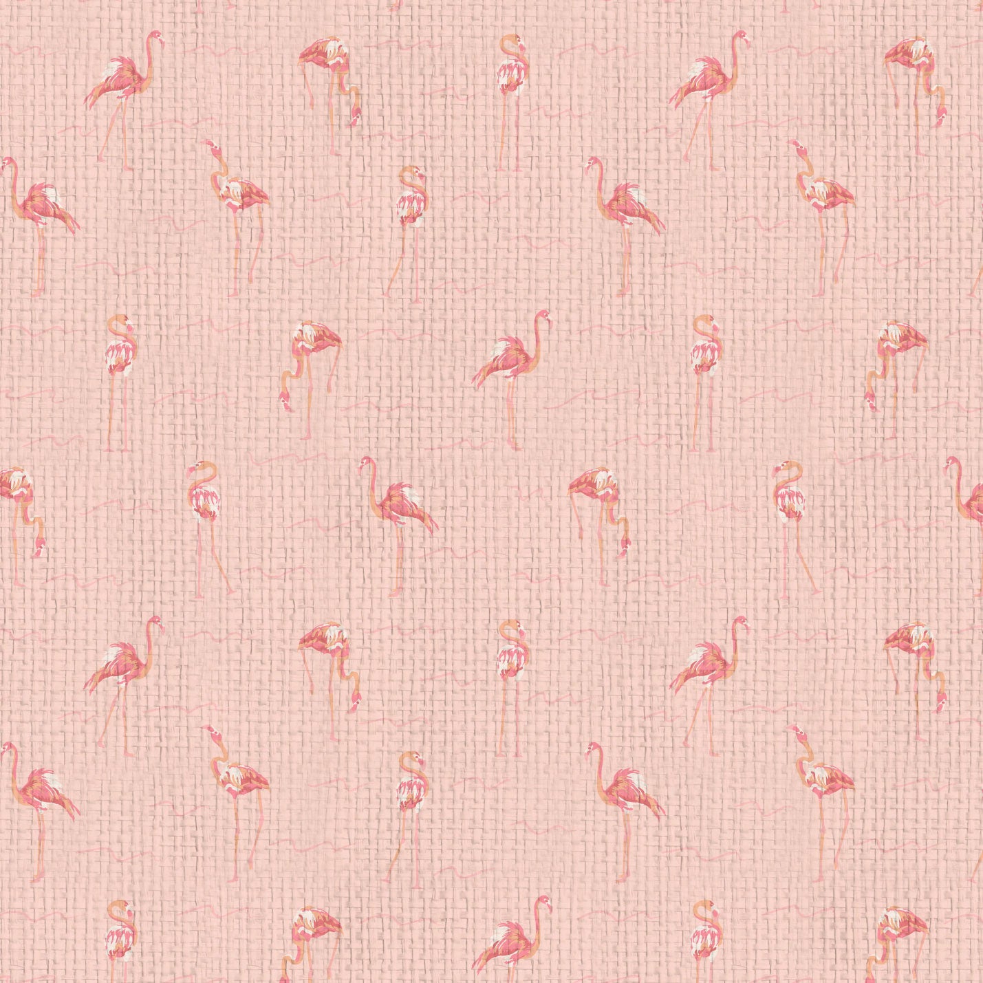 A Flock of Flamingos Wallpaper