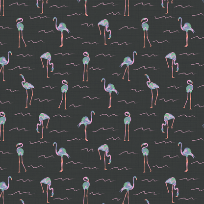 A Flock of Flamingos Wallpaper