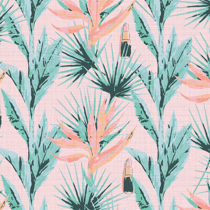 After Hours Floral Lipstick Wallpaper