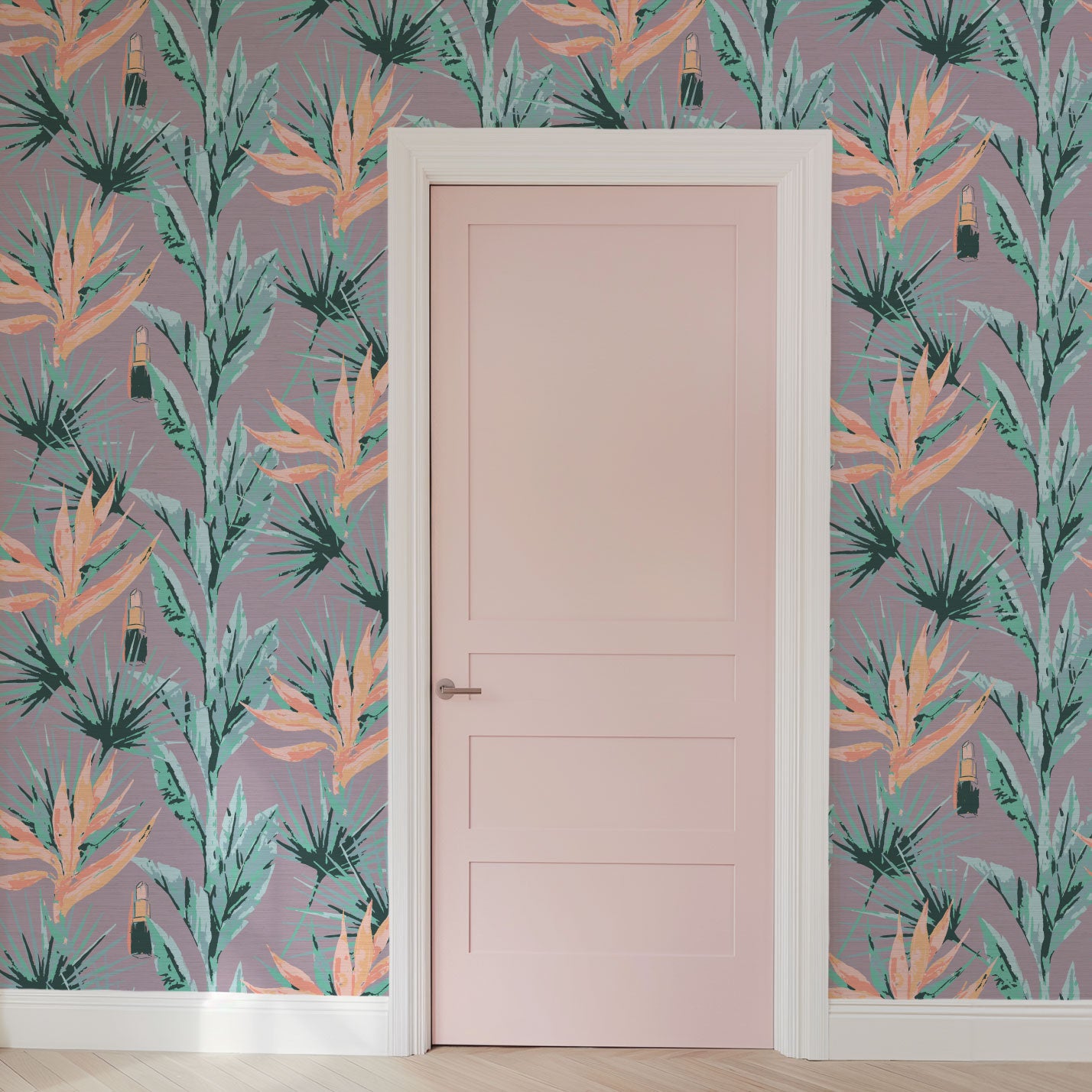 After Hours Floral Lipstick Wallpaper