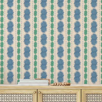As Long As You Follow Cactus Stripe Wallpaper
